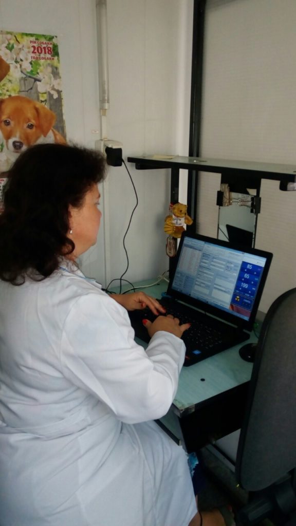 У Великобагачанському районі працює виїздний  флюорограф