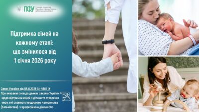 ПІДТРИМКА СІМЕЙ НА КОЖНОМУ ЕТАПІ: ЩО ЗМІНИЛОСЯ ВІД 1 СІЧНЯ 2026 РОКУ ПІДТРИМКА СІМЕЙ НА КОЖНОМУ ЕТАПІ: ЩО ЗМІНИЛОСЯ ВІД 1 СІЧНЯ 2026 РОКУ